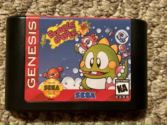 Super Bubble Bobble 16bit Cartão De Jogo MD Carrinho Para Sega