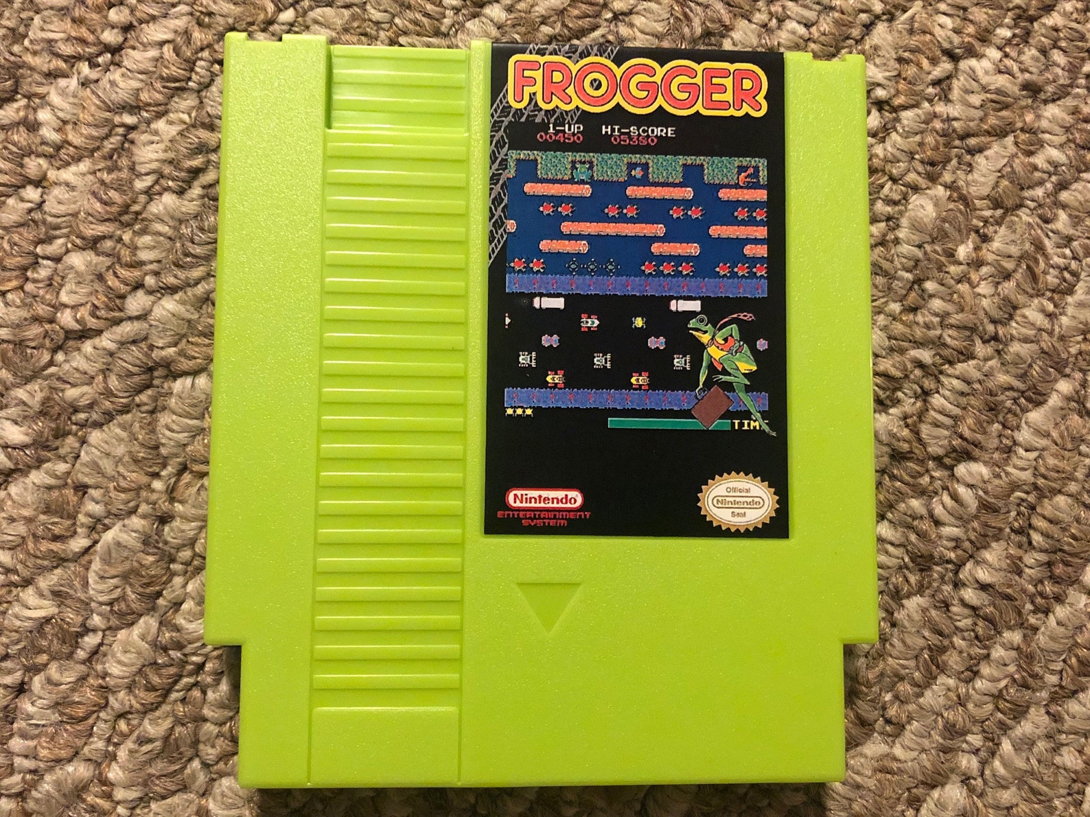Frogger Nintendo NES Video Game Etsy