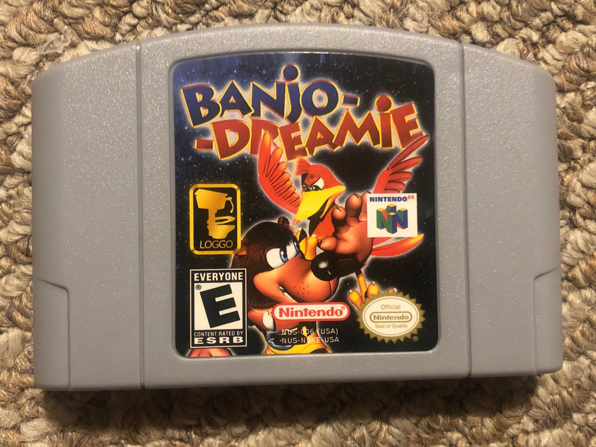 N64 Banjo-Kazooie Nintendo 64 Game Authentic Cartridge Only Tested