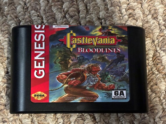 Castlevania Bloodlines Sega Genesis Video Game - Etsy