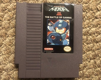 Mega Man III 3 The Battle of Gamma Nintendo NES Video Game