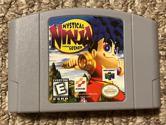 Mystical Ninja Starring Goemon Nintendo 64 N64 Video Game Etsy