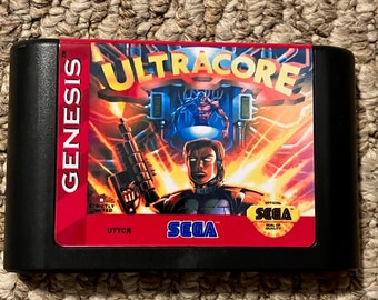 Ultracore Sega Genesis Video Game. Ulra Core