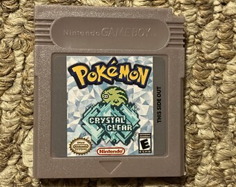 Pokemon Crystal Clear Nintendo Game Boy Color Video Game