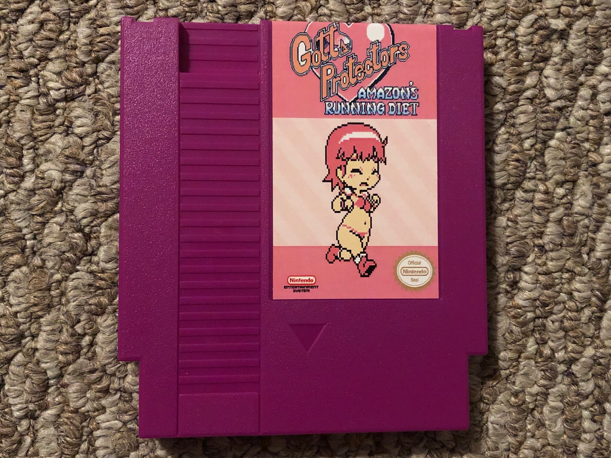 Gotta Protector Amazon's Running Diet Nintendo NES Video Etsy