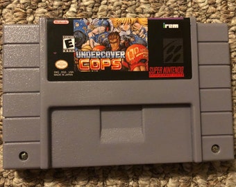 Undercover Cops Super Nintendo SNES Video Game