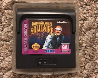 Poker Face Paul's Solitaire Sega Game Gear Video Game