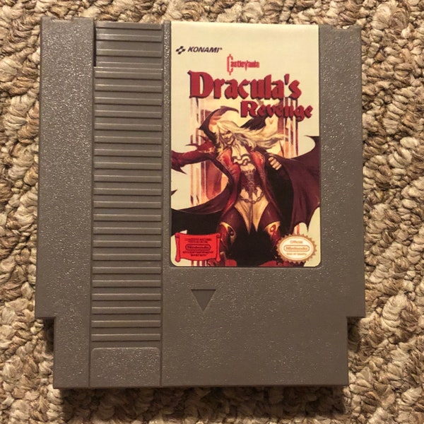 Castlevania Dracula's Revenge Nintendo NES Video Game