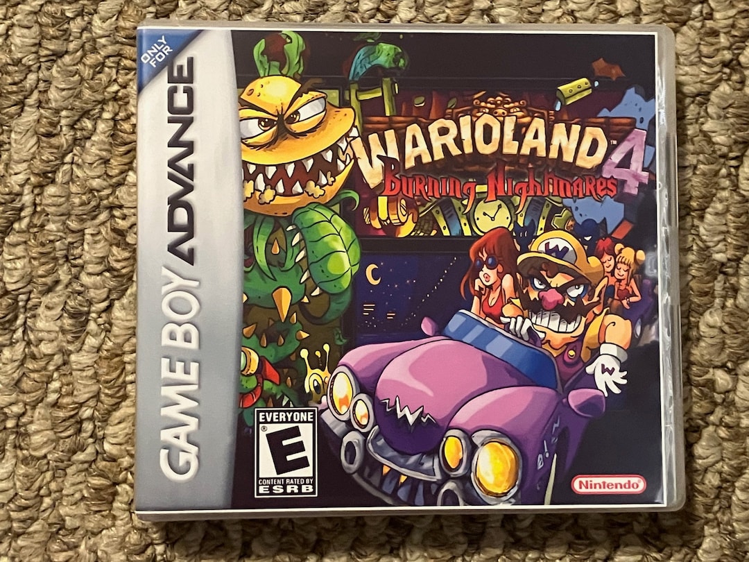 Wario Land 4 Burning Nightmares Nintendo Game Boy Advance GBA Video