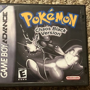 Pokemon Chaos Black Nintendo Game Boy Advance GBA Video Game image 1