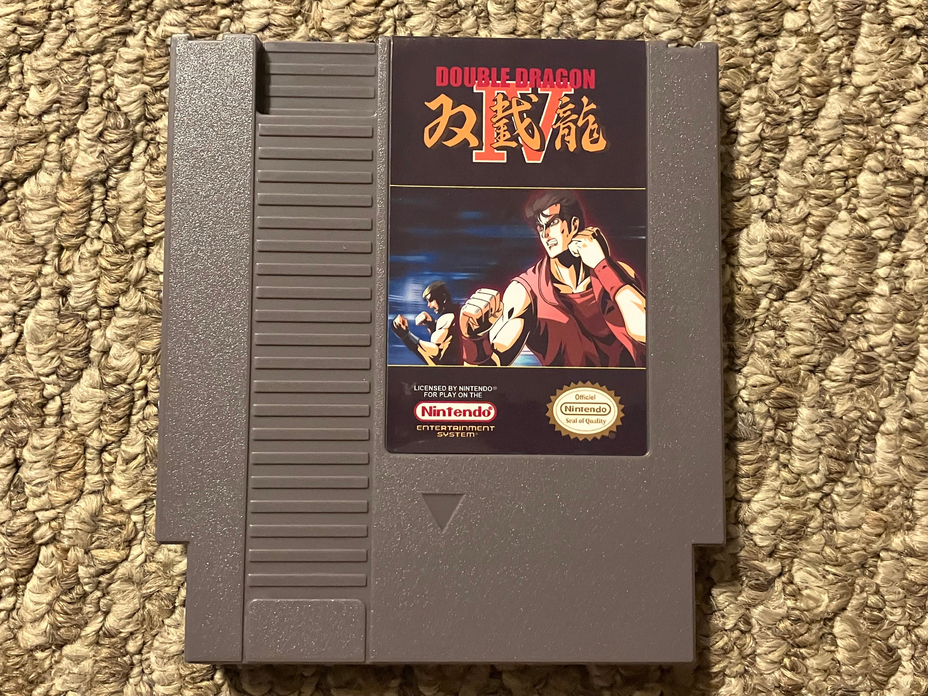 Double Dragon IV 4 Nintendo NES Video Game -  Hong Kong