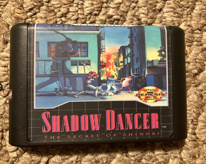 Shadow Dancer the Secret of Shinobi Sega Genesis Video Game - Etsy