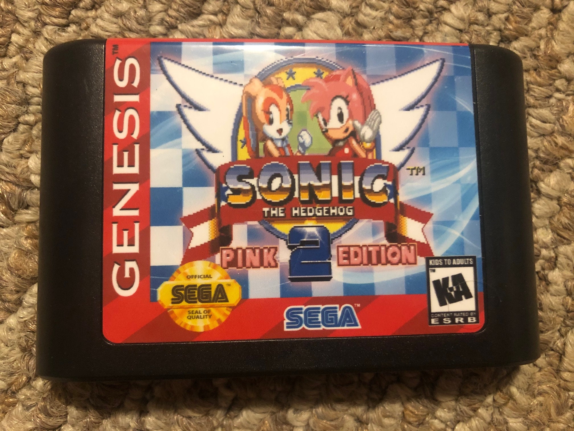 Sonic Classic Heroes (Sega Genesis) - Region Free Reproduction Video Game  Cartridge - CrebbaTECH - High-Quality Retro Video Game Reproductions!