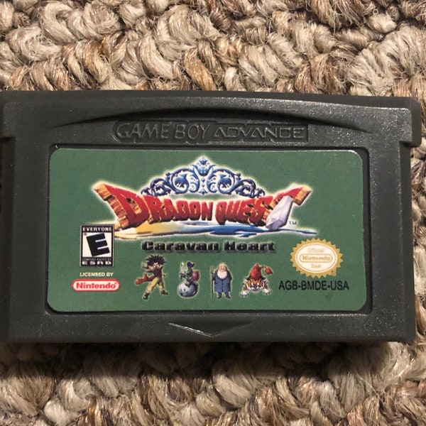 Dragon Quest Caravan of Hearts Gba Etsy