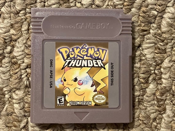 Advarsel lastbil lidenskab Pokemon Thunder Yellow Nintendo Game Boy Color Video Game - Etsy