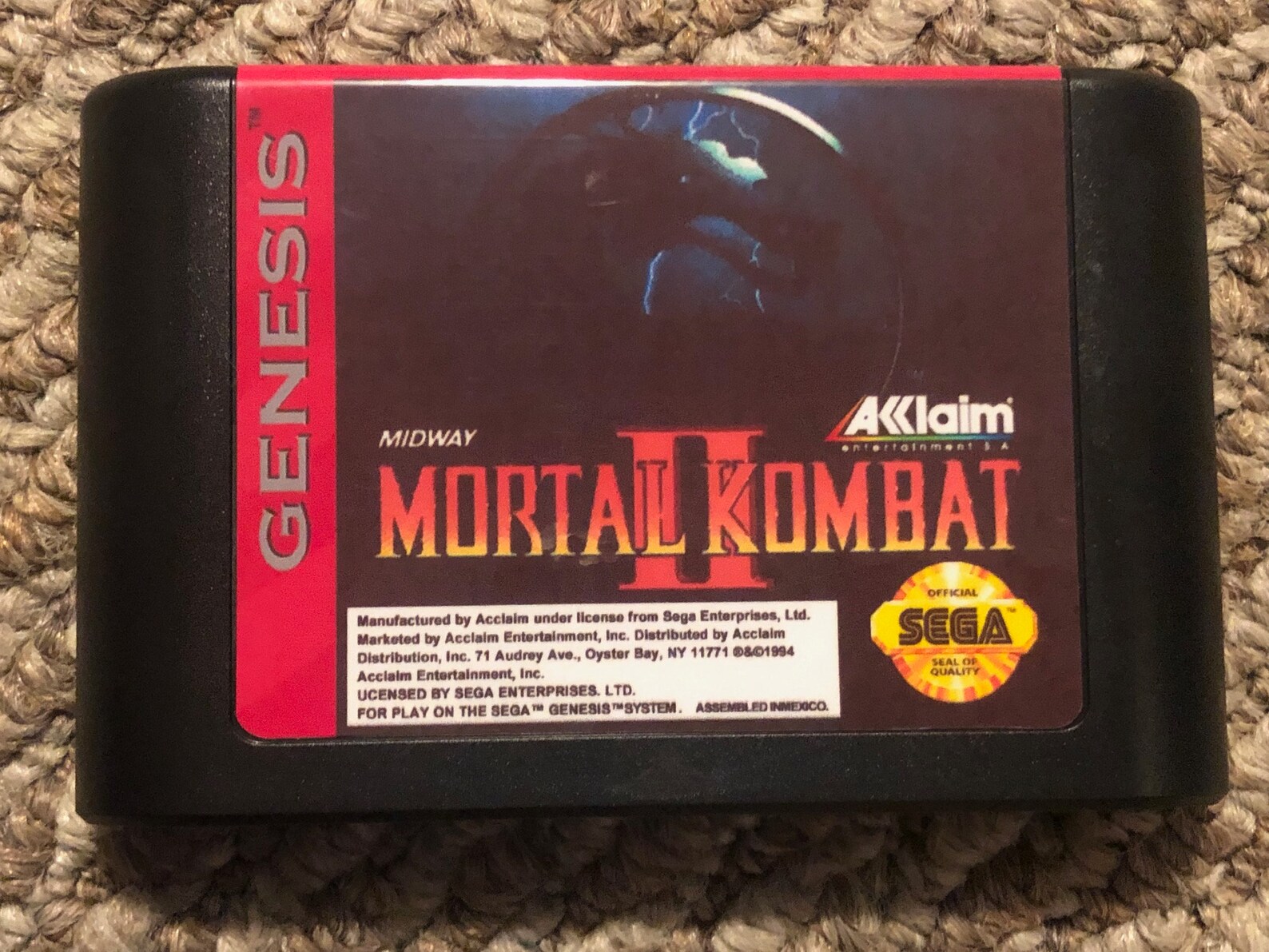 Mortal Kombat II 2 Sega Genesis Video Game - Etsy