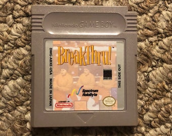 Breakthru! Nintendo Game Boy Video Game