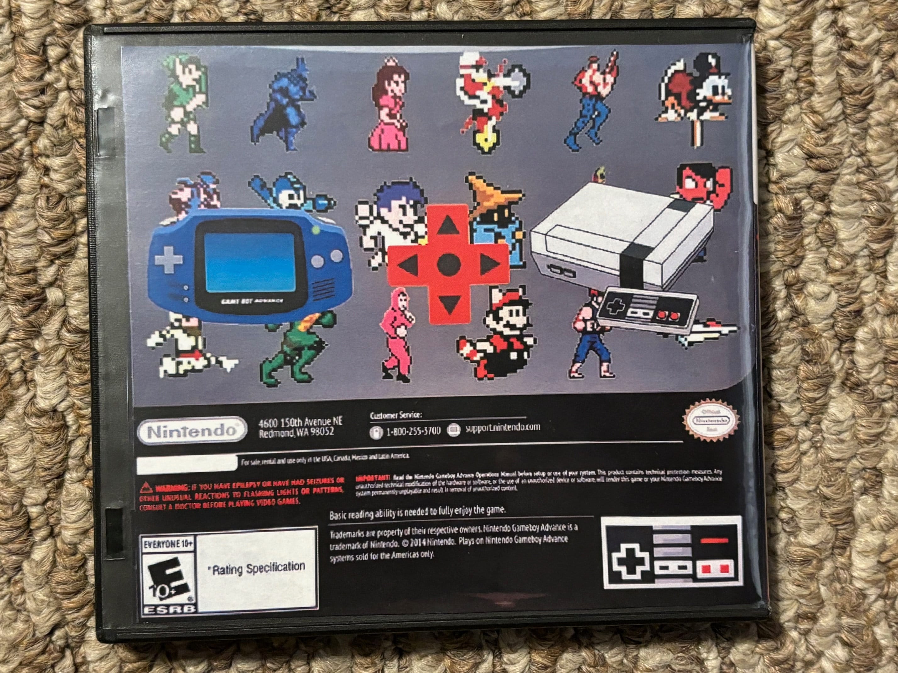 150in1 nes classics ゲームボーイアドバンスソフト 海外版 海外