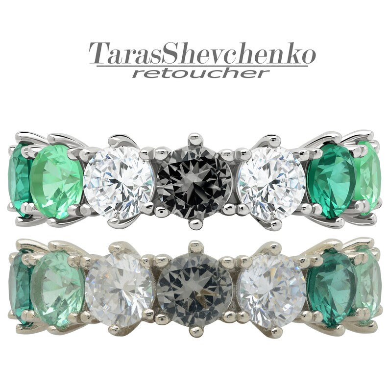 Silver Rings Retouch Image Tutorial Video on Retouching the Metal Surface of a Silver Ring ...