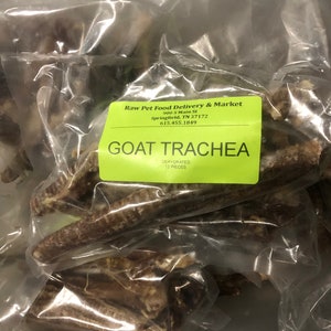Goat Trachea, 12 pieces Dehydrated All Natural Pet Candy Treat