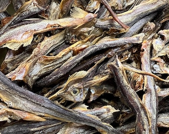 Capelán Atlántico, bolsa grande de 10 oz, golosina deshidratada totalmente natural para mascotas