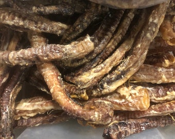 Goat Trachea, 12 pieces Dehydrated All Natural Pet Candy Treat