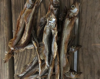 Capelin Fish Atlantic Large 10 Oz Bag Dehydrated All-Natural Pet Candy Treat