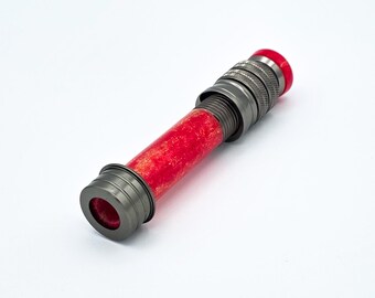 Portacarretes de acrílico personalizado para caña de pesca con mosca + inserto – Ignition / Componente artesanal para la construcción de cañas