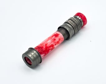 Custom Acrylic Fly Rod Reel Seat Insert – Rose Petal | Handcrafted Rod Building Component