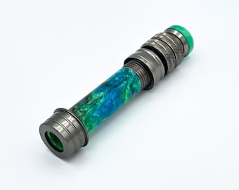 Custom Acrylic Fly Rod Reel Seat Insert – Lagoon | Handcrafted Rod Building Component