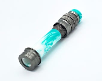 Portacarretes de acrílico personalizado para caña de mosca + inserto – Tradewind / Componente artesanal para la construcción de cañas