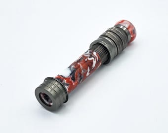 Custom Acrylic Fly Rod Reel Seat Insert - Redstone | Handcrafted Rod Building Component