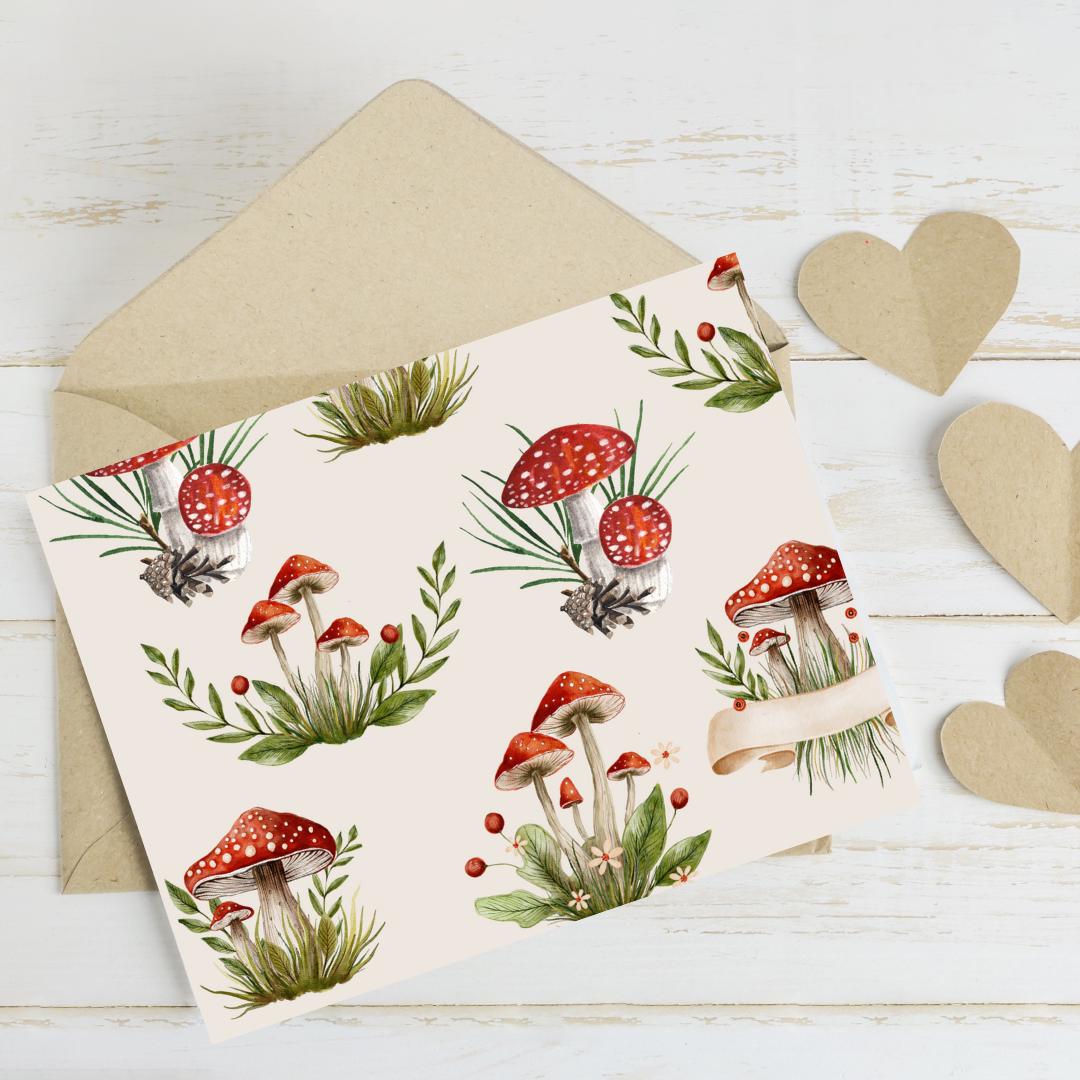 printable-mushroom-postcard-digital-download-cottagecore-aesthetic