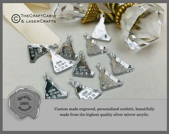 Fairytale Confetti Beauty and the Beast Aladdin Little Mermaid Sleeping Beauty Cinderella Alice Personalised Personalized Custom Confetti Si