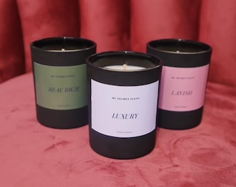 Black Luxury Candle Collection