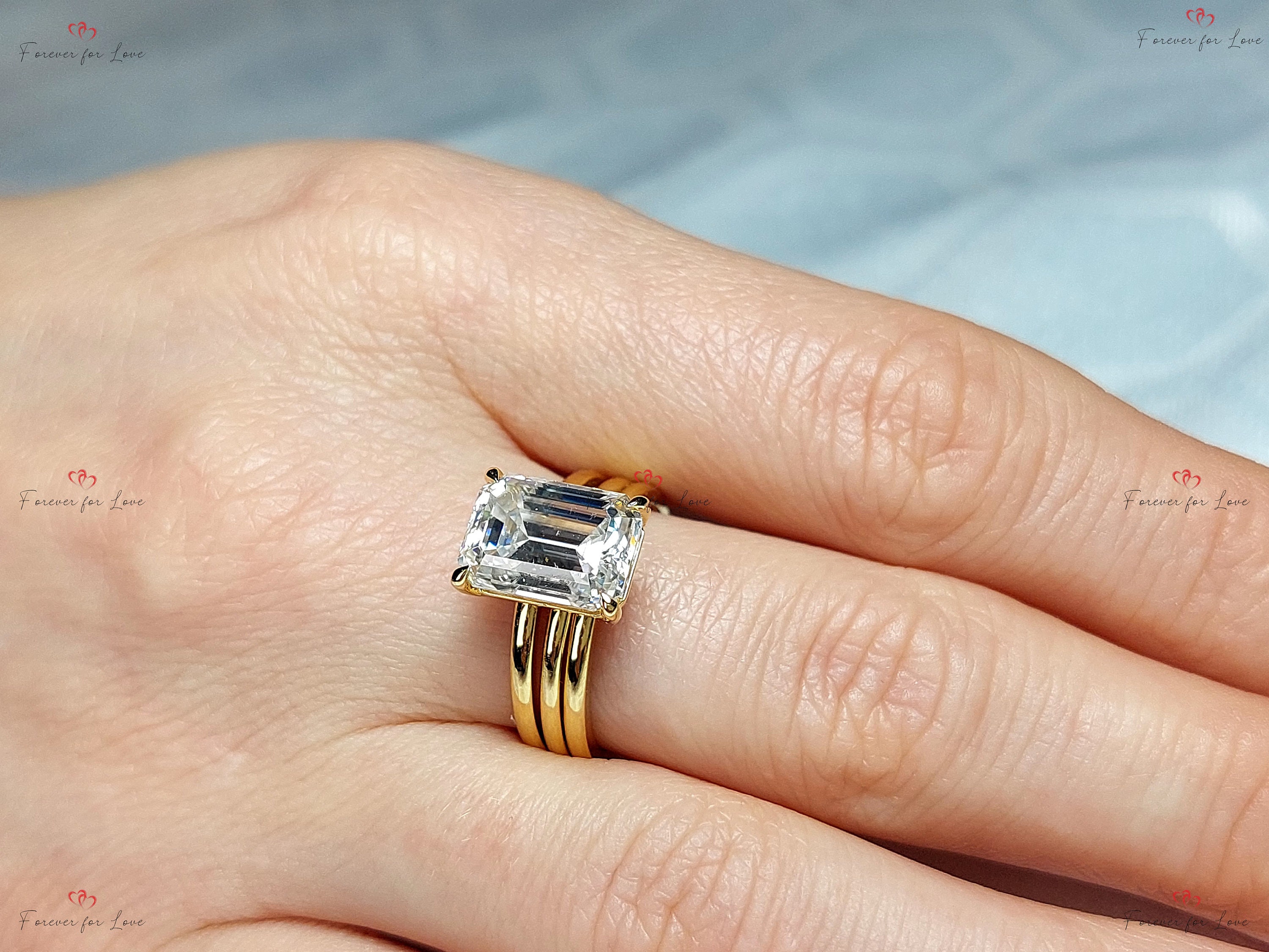 Forever love diamond top ring