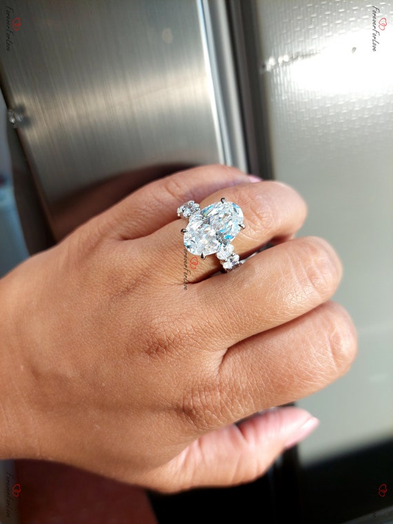 Aquamarine Engagement Ring 1/10 ct tw Diamonds 14K White Gold | Jared