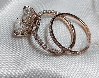 Blake Lively Ring Oval Certified Moissanite Engagement Ring 8ct