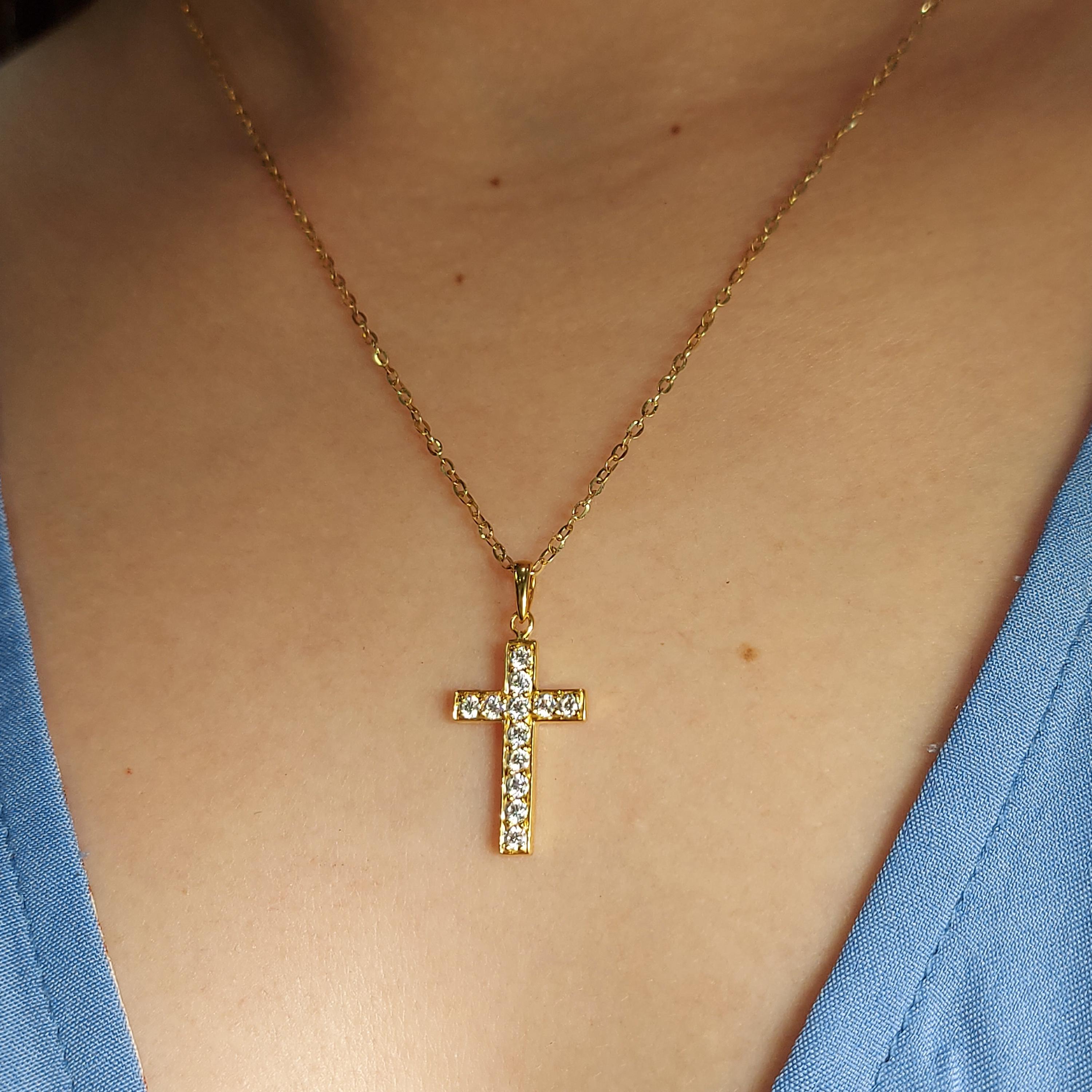 Goldschmiede LESER - Weißgold Kreuz