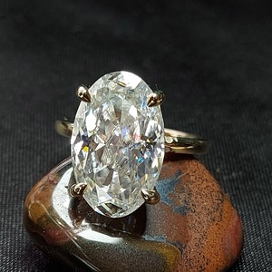 Oval Cut Engagement engagement ring 7 Ct Crushed ice Oval 15*9mm Moissanite diamond hidden halo ring, Haley bieber Ring Proposal For her.