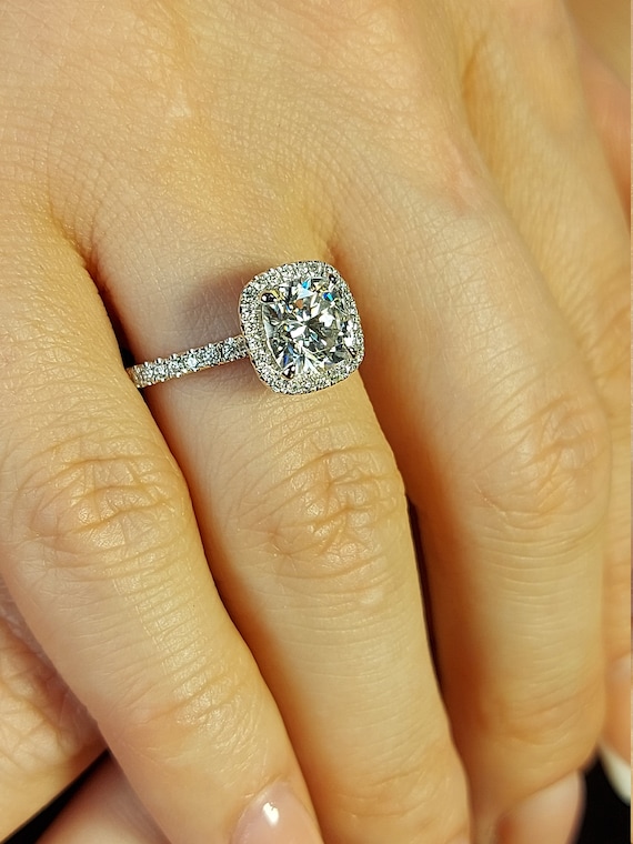 Halo Engagement Ring |