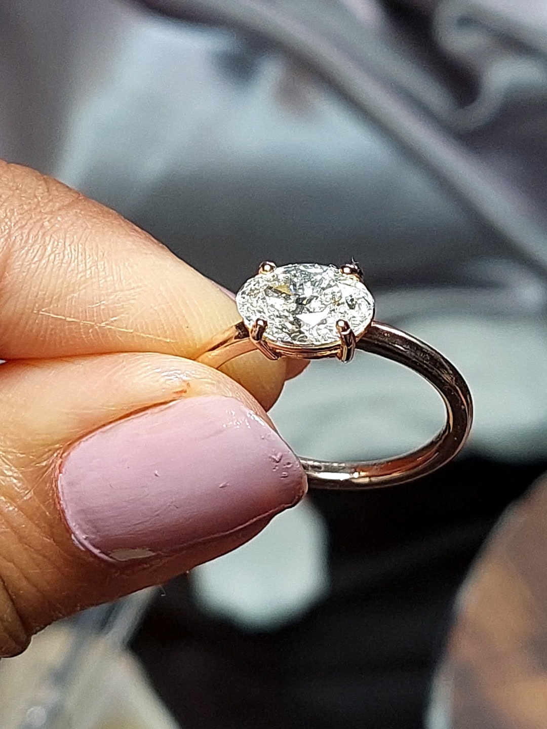 オーバルラボグロウンダイヤモンド2.00ct E-VS1 オーバルラボグロウンダイヤモンドリング 2.00ct E-VS1 18kYG