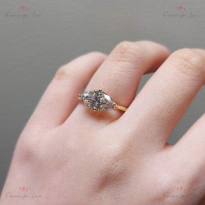 Marquise Cut Diamond Engagement Ring,Vintage IGI Certified Lab Grown Diamond Engagement Ring, Woman Proposal Ring,Diamond Gift Ring for Her.
