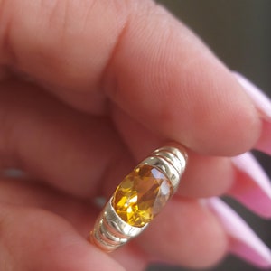 14k Gold Birthstone Signet Ring / Statement Ring for Women / Heirloom Ring / Natural Genuine birthstone Gemstone Ring for Her