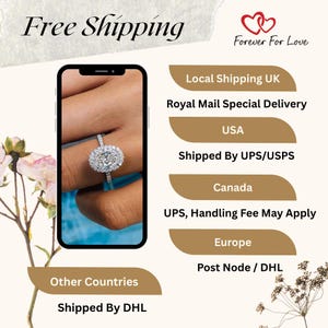 Pink Oval Cut Lab Created Diamond Engagement Ring IGI Certified Diamond, 2-5 Ct Baby Pink Ring, Anniversary bridal Wedding Gift For Her. image 3
