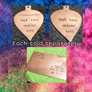 Tarjeta de crédito o adorno con sello personalizado a mano con texto a elegir, regalo personalizado, día del padre, recuerdo de billetera, cobre, adorno/llavero