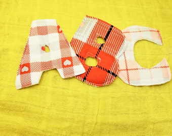 Fabric Sensory Letters - Each Set Sold Separately - Learning Letters - Of Bovine & Sage