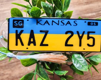 Supernatural License Plate Bookmark, Winchester Impala KAZ 2Y5