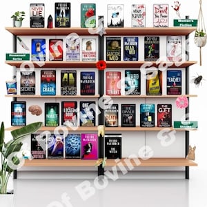 UPDATED Freida McFadden Complete Works Checklist, Bookshelf, Hidden Images (Digital Download)