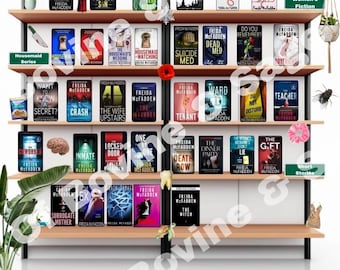 UPDATED Freida McFadden Complete Works Checklist, Bookshelf, Hidden Images (Digital Download)